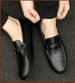 Doudou Shoes Men's Overshoes Lazy Shoes Casual Leather Shoes Large Size Men's Shoes_vogvips.com