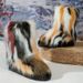 Women's Shoes Winter New Floral Long Plush Mid Calf Snow Boots Women's Foreign Trade Plus Size Furry Women's Boots_vogvips.com