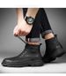 Martin Boots Fleece Warm High-top Tooling Leather Boots Medium-top Casual Leather Shoes_vogvips.com