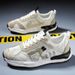 Men's Shoes Breathable Mesh Running Shoes For Summer - Lightweight Comfortable Sneakers With Thick Sole For Casual Wear And Jogging_vogvips.com