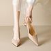 2026 Spring/Summer New Versatile Sandals For Women, Fairy-Style Single Shoes With Thin , Mid-Heel Pointed-Toe High_vogvips.com