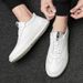 White Men's Shoes Casual Board Shoes Men's Sports Breathable Casual Shoes_vogvips.com
