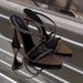 Rhinestones Crossed With Cool Slippers, Thin Heels, Pointed Toes, Beautiful High Heels, French Temperament, One Word With Sandals_vogvips.com