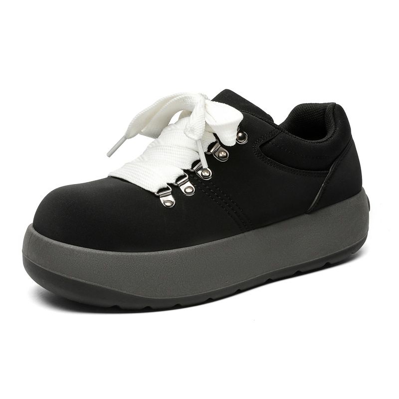 Men's Ugly Cute Q Version Denim Martin Boots High Top Retro Japanese Style Thick Sole Trendy Versatile Shoes Z209_vogvips.com