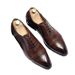 Men's Leather Korean Style British Trend Pointed Toe Hair Stylist Height Increasing Casual Shoes Youth Brown_vogvips.com