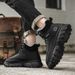 New Leather Spring Men's Shoes High-top Men's Heightening Tooling Martin Boots_vogvips.com