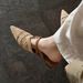 Exquisite Craftsmanship! Women's Straw Mule Sandals With Low Heel, Half-covered Design, 2026 Summer New Product, Pointed_vogvips.com