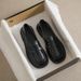 Leather Small Leather Shoes Women's British Flat Shoes Fleece Loafers_vogvips.com