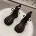 Womens Platform Lace Up Combat Multiple Colors Smooth Leather Side Zipper Ankle Edgy All Match Chunky Sole Boots For_vogvips.com