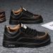 Men's New Autumn Board Men's Casual Leather Trend Versatile Sports Anti Slip And Wear-Resistant Work Shoes_vogvips.com