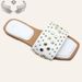 Foreign Trade Summer New Women's Shoes Rivet Flat Slippers Fashionable Cool Slippers_vogvips.com
