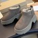 Women's Fashion Winter Boots With Faux Fur Lining, Slip-Resistant Rubber Sole, Round Toe & Buckle Detail, Casual Thick Platform Shoes For Daily Wear_vogvips.com