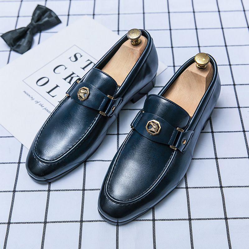 Large Size Busins Men, British Fashion Loafers For Formal Wear, Breathable Lazy Sho, Office Profsional Leather_vogvips.com
