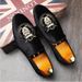 Men Fashion Embroidery Party Wedding Slip-on Loafers Moccasins Men's Casual Shoes Mens Light Comfortable Driving Outdoor Flats_vogvips.com