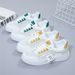 Mesh Little White Shoes Women's Korean Version Shoes Female Casual Students Breathable Thick Baseplate Shoes_vogvips.com