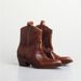 25 Fashion Pointed Toe Chunky Heel Short Western 2024 Autumn Winter New Women Brown Leather Single Boots_vogvips.com
