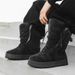 Men's High-Top Chunky Sole Casual Boots - Trendy Streetwear Sneakers_vogvips.com