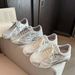 Inner Height-increasing Forrest Gump Shoes Women's Soft-soled Sports Shoes 2026 Spring New Breathable Mesh Lightweight Casual Training Shoes_vogvips.com