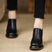 Retro Thick-soled Platform High-heeled Women, Chunky Heel, 2025 Spring New Model, Comfortable For The Feet, Deep-cut_vogvips.com