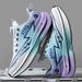 Athletic Shoes Full Palm Carbon Plate Racing Shock Absorbing Running Shoes Men's And Women's Couples Rotating Buckle Youth Student Sports Shoes_vogvips.com