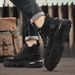 New Leather Spring Men's Shoes High-top Men's Heightening Tooling Martin Boots_vogvips.com