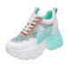 Shoes Dad Shoes Women's Mesh Thick Bottom Non Slip Inner Height Increasing Women's Shoes Small Height Enhancing Casual Women's Shoes Sports_vogvips.com