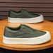 Men's Casual Slip-On Canvas Shoes With Anti-Slip Sole, Breathable & Lightweight For Summer, Round Toe Low-Top Sneakers Sports Shoes_vogvips.com
