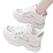 Spring Hot-Selling Meh Breathable Height-Increaing Single 2025 Thick-Soled Women' Sport Soft-Soled Non-Slip Dad_vogvips.com