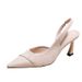 Foreign Trade Cross-border European And American Pointed-toe High-heeled Shoes, Hollow Stiletto Heel Closed-toe Sandals_vogvips.com