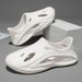 Men's Summer Soft Sole Clog Sandals With Cushioning, Sports Coconut Beach Closed-Toe Lightweight Slippers For Men_vogvips.com