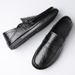 Men's 2025 New Model High-End Gentleman British Style Trendy Loafers Breathable Soft Surface Business Leather Shoes_vogvips.com