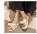 Comfortable Vacation Sandals For Women, Summer Outdoor Wear, 2026 New Model, Bowknot Fairy Style Beach Slippers_vogvips.com