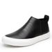 Euro Step Wenzhou Direct New Leather High-top Casual Trendy Simple Loafers Men's Fashion Shoes_vogvips.com