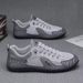 New Summer 2025 Low-top Soft Sole Loafers Men's Breathable Mesh Casual Versatile Forrest Gump Shoes_vogvips.com