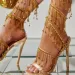 Liyke Elegant Women Wedding Banquet Shoes Fashion Crystal Tassel Twining Stiletto Sandals Sexy Open Toe Stripper Heels_vogvips.com