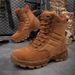 Men's Tactical Boots High Top Military Combat Boots For Outdoor Hiking Camping Fishing Durable Lightweight Desert Boots With Ankle Support_vogvips.com