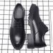 Men's Elevator Shoes 8cm Thick Sole Breathable Hollow Out Formal Dress Shoes 10cm Height Increasing_vogvips.com