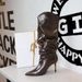 919-32 Women's Long With Pointed Toe, Thin Heel, Ruched Design, Loose Fit, Wide Shaft, Over-the-Knee High , Knight_vogvips.com