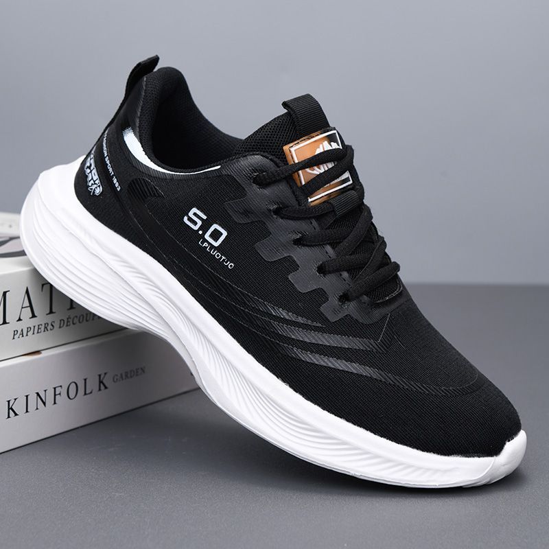 Spring Cold-resistant Shoes For Men, Middle-aged Casual Lightweight Breathable Men's Sports Running Shoes, Non-slip_vogvips.com