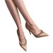 2024 New French Style Black Rhinestone Pointed High Heels Elegant Sexy Stiletto Stunning Spring Autumn Shallow Mouth_vogvips.com
