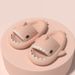 Summer Shark Slippers EVA Flip Flops Unisex Non-Slip Indoor Outdoor Slides Cute Beach Shoes For Men Women Girls Boys_vogvips.com