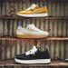 Men’s Sporty Canvas Sneakers With Leather Upper, Round Toe, Flat Thick Sole, Breathable Mesh Lining, Mid-cut Lacing Design, Color-blocked Summer_vogvips.com