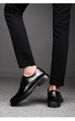 Leather Shoes Men's Low-top Formal Dress Lace-up Round Head Wedding Man_vogvips.com