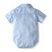 Boys' Baby Outfit Infant Crawling Suit Weekly Formal Wear Trendy Short Sleeve Romper Jumpsuit Overalls_vogvips.com