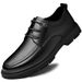 First Layer Cowhide Handmade Brand Soft Lightweight And Comfortable Classic Version Professional Black Business Leather_vogvips.com