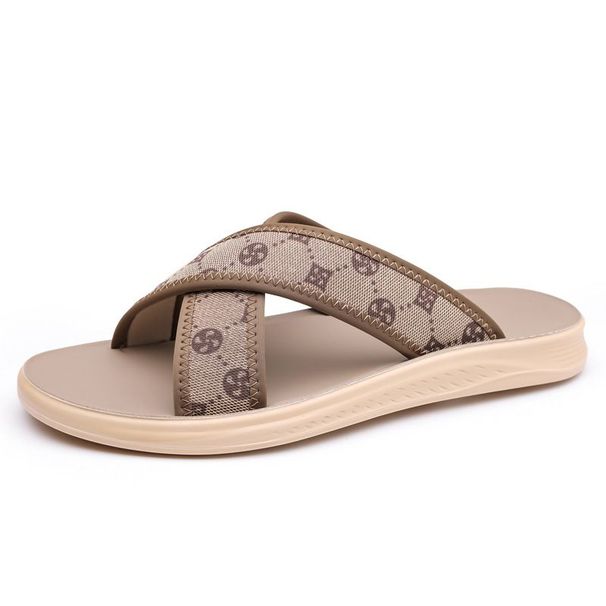 Design Premium 2026 Summer Men's Outdoor Flip Flops Breathable Beach Sandals Trendy Soft Sole Casual Slides Comfortable_vogvips.com