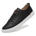 Invisible Inner Heightening Board Shoes Japanese White Shoes Men's Low-top Lace-up Suede Casual Men's Shoes_vogvips.com