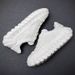 Euro Step Men's Shoes 2025 Spring New Thick-Soled Height-Increasing Sports Casual Sneakers Versatile White Trendy Fashion_vogvips.com