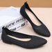 Women's Casual Shoes Women's Shoes Soft-soled Feet Single Shoes Fly-woven Breathable Single Shoes Pointed Mother Shoes_vogvips.com