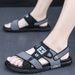 2025 Men's Trendy Fashion Korean Edition Versatile Beach Sandals Can Be Used For Both And Driving_vogvips.com